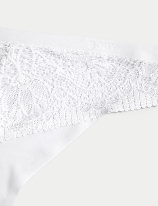 3pk Body Soft™ Lace Thongs