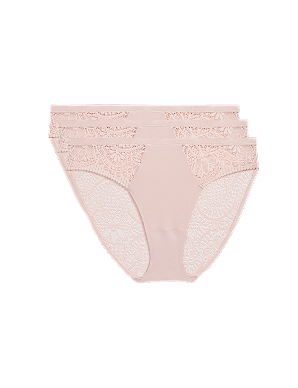 3pk Body Soft™ High Leg Knickers