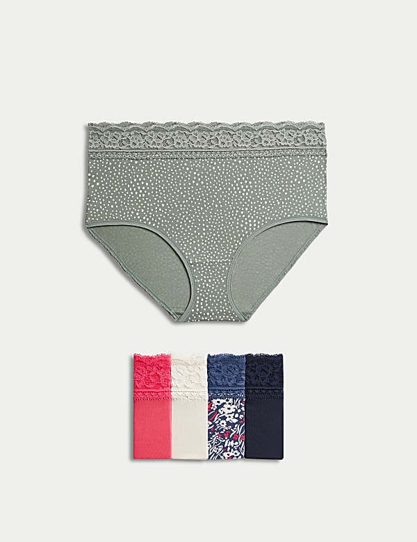 5 Pack Cotton Mix Knickers