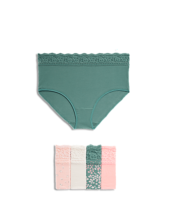 5 Pack Cotton Mix Knickers