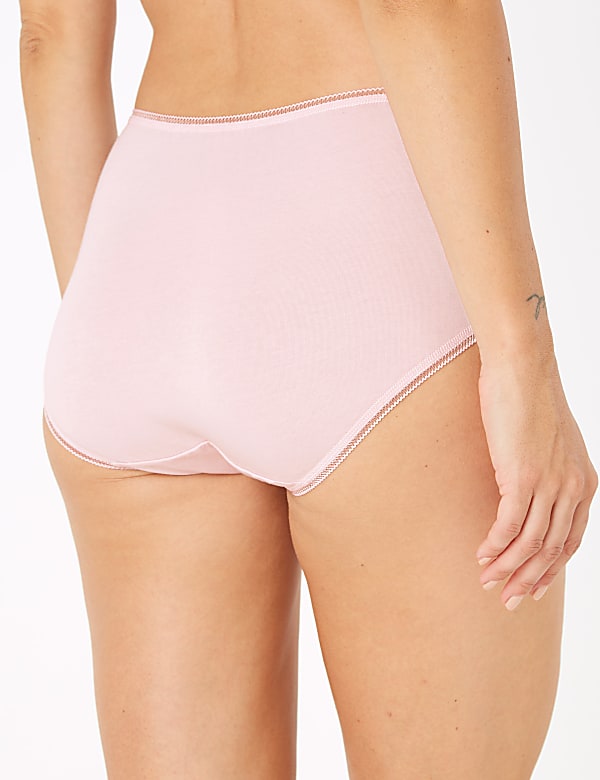 5pk Cotton Lycra® Midi Knickers