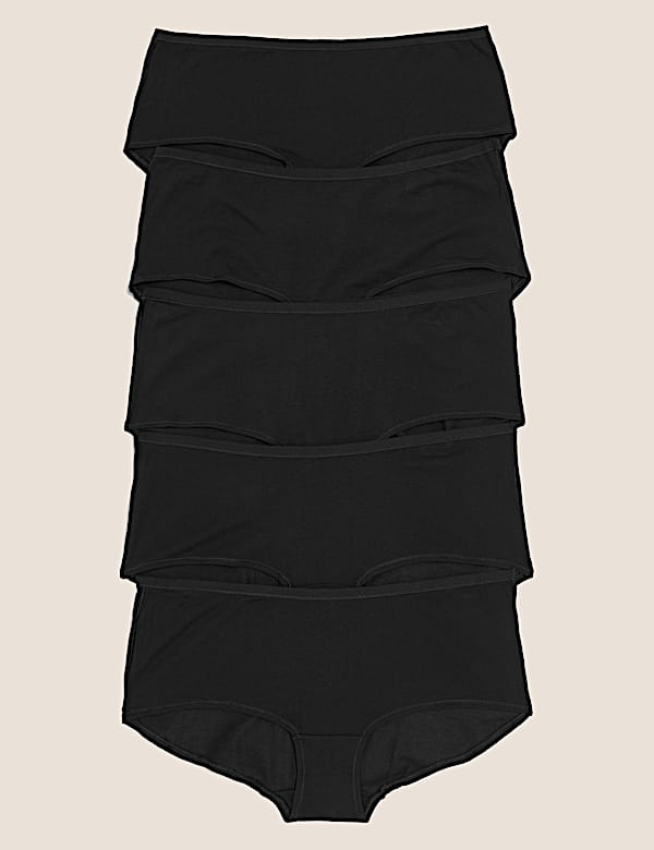 5pk No VPL Cotton Modal Shorts