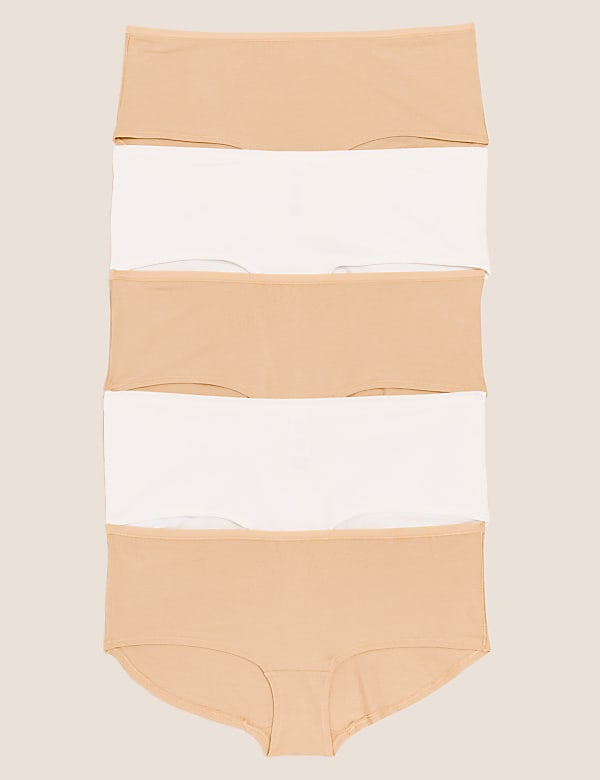 5pk No VPL Cotton Modal Shorts