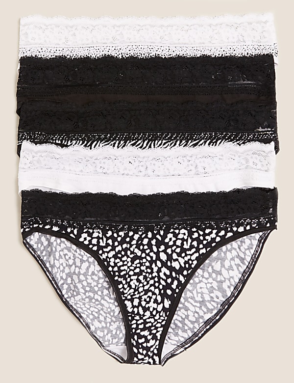 5 Pack Cotton Mix Knickers