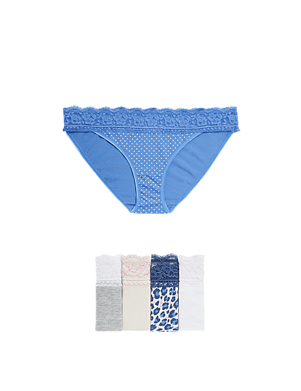5 Pack Cotton Mix Skinny Fit Knicker