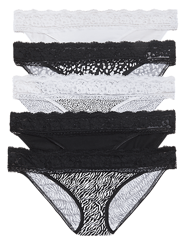 5 Pack Cotton Mix Skinny Fit Knicker