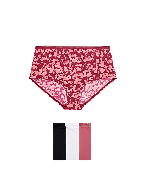 4pk Microfibre High Rise Shorts
