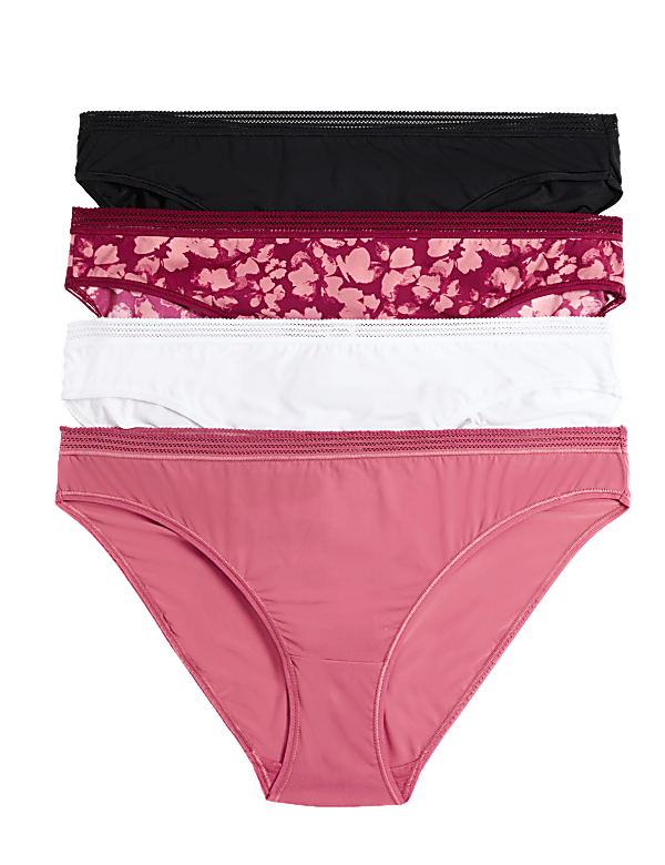 4pk Microfibre Bikini Knickers