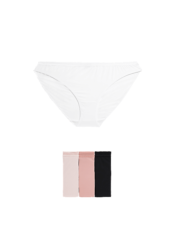 4pk Microfibre Bikini Knickers