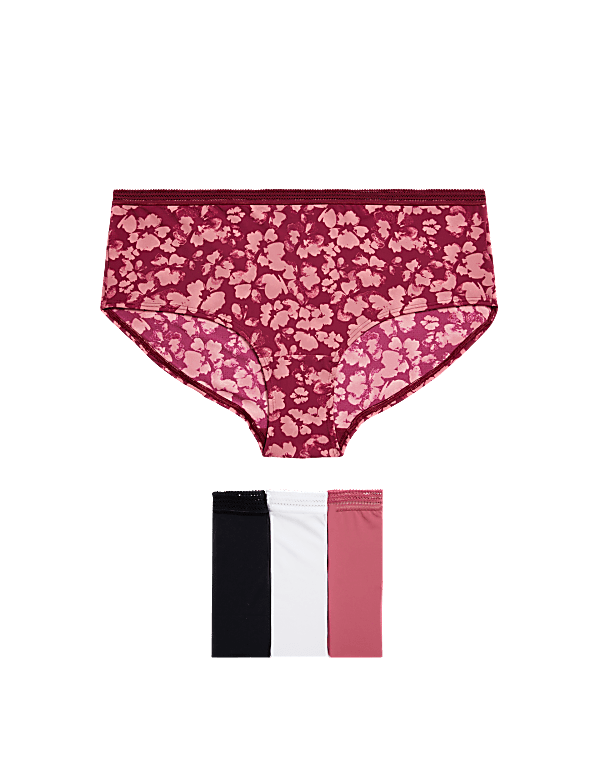 4pk Microfibre Low Rise Shorts