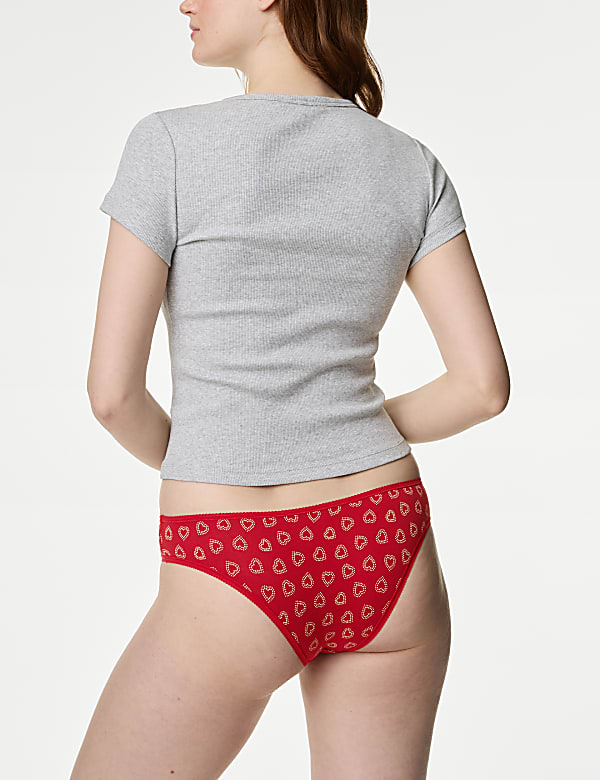 5pk Cotton Lycra™ Brazilian Knickers