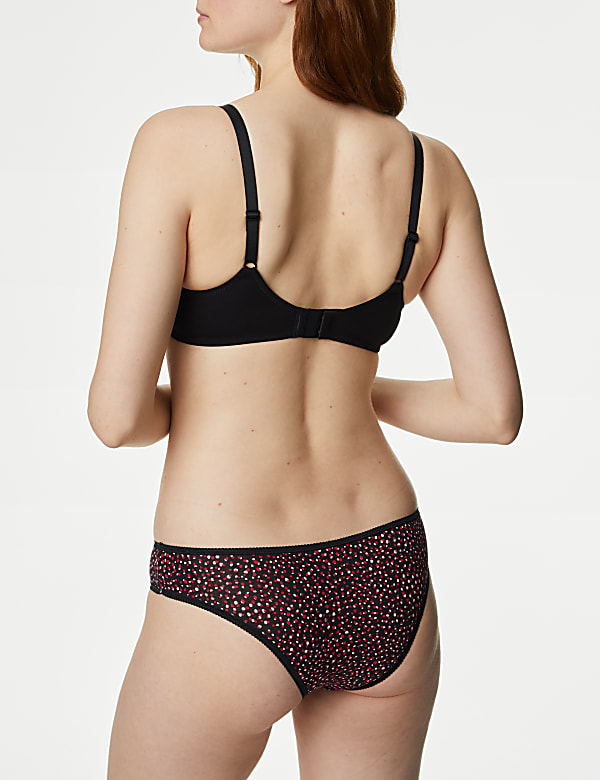 5pk Cotton Lycra™ Brazilian Knickers