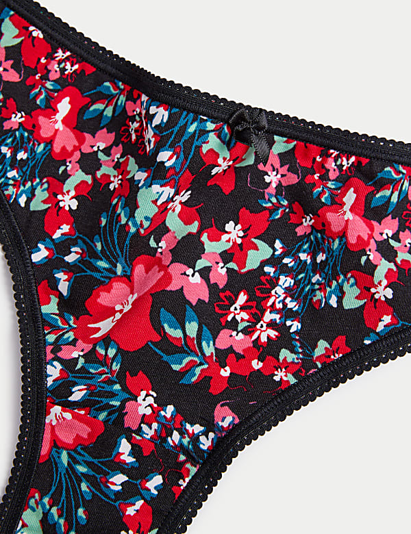 5pk Cotton Lycra™ Brazilian Knickers