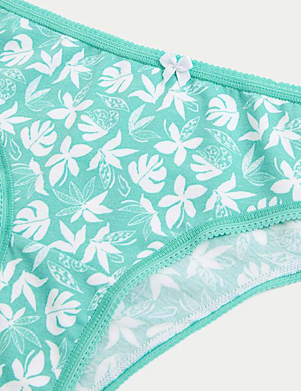 5pk Cotton Lycra™ Brazilian Knickers
