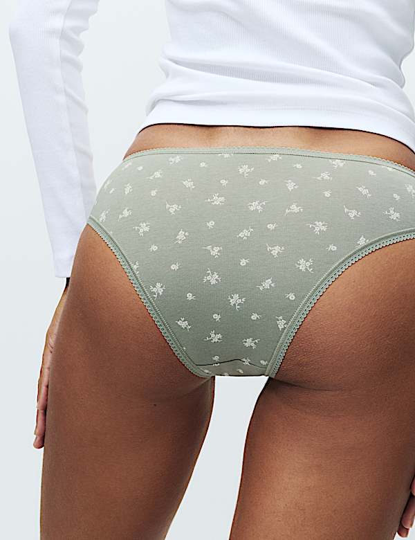 5pk Cotton Lycra™ Brazilian Knickers