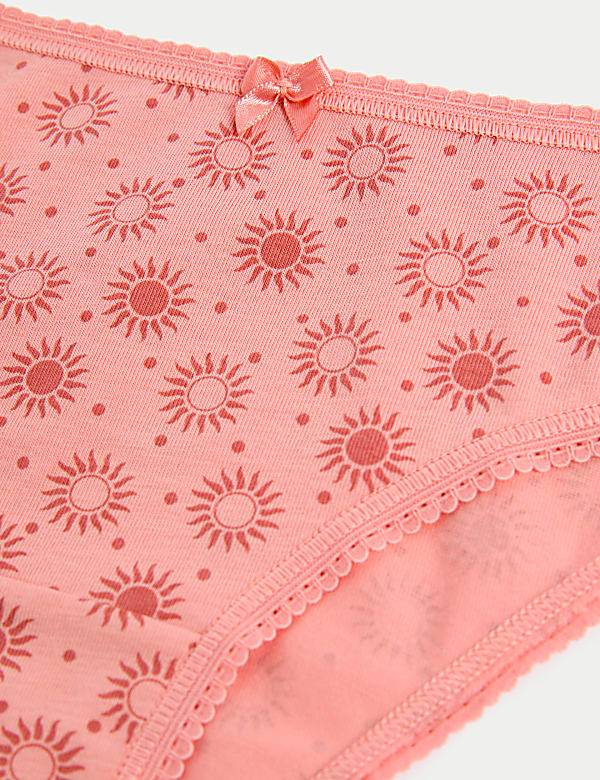5pk Cotton Lycra™ Brazilian Knickers