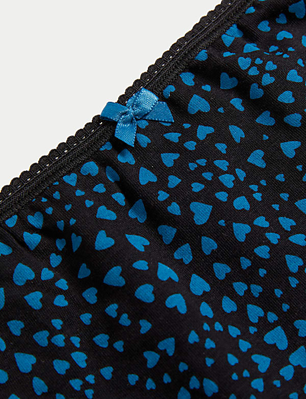 5pk Cotton Lycra™ Brazilian Knickers