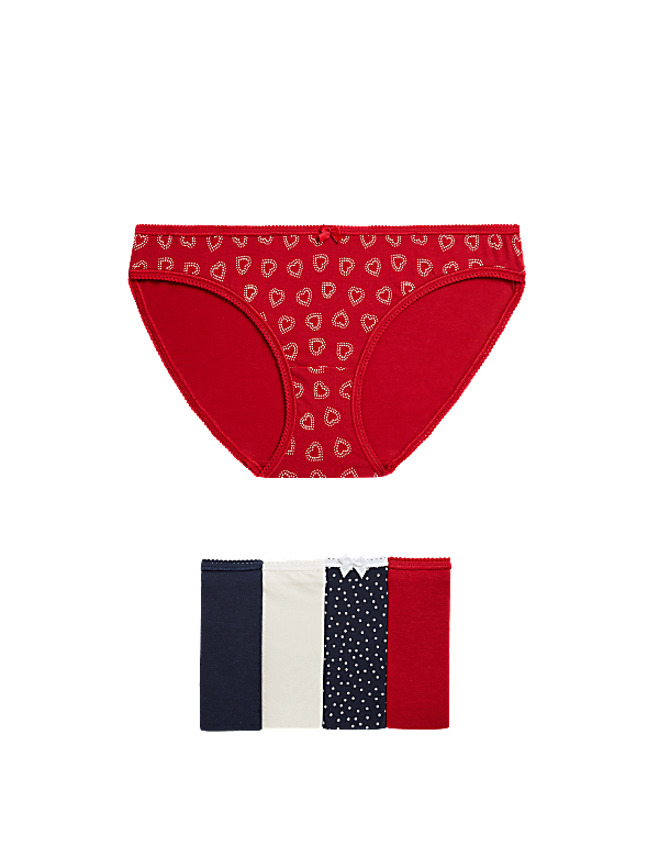 5pk Cotton Lycra™ Bikini Knickers