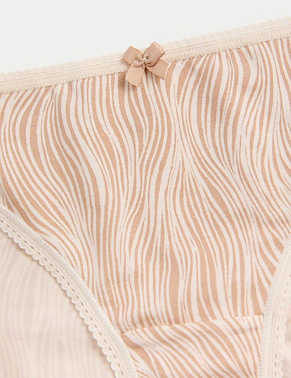 5pk Cotton Lycra™ Bikini Knickers