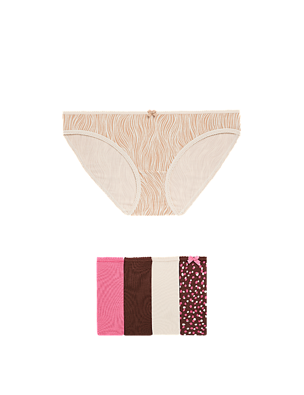 5pk Cotton Lycra™ Bikini Knickers
