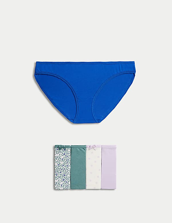 5pk Cotton Lycra™ Bikini Knickers