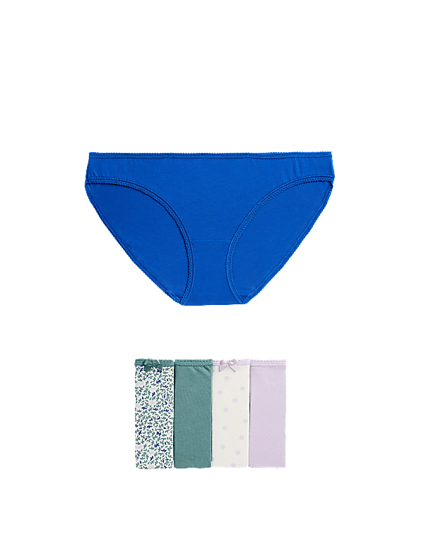 5pk Cotton Lycra™ Bikini Knickers