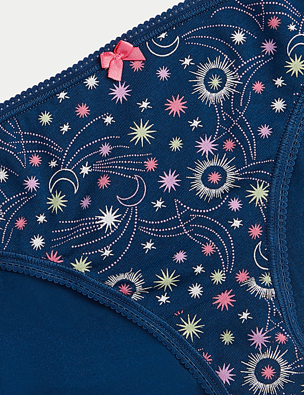 5pk Cotton Lycra™ Bikini Knickers