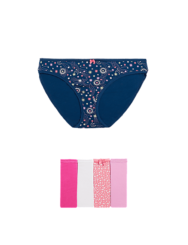 5pk Cotton Lycra™ Bikini Knickers