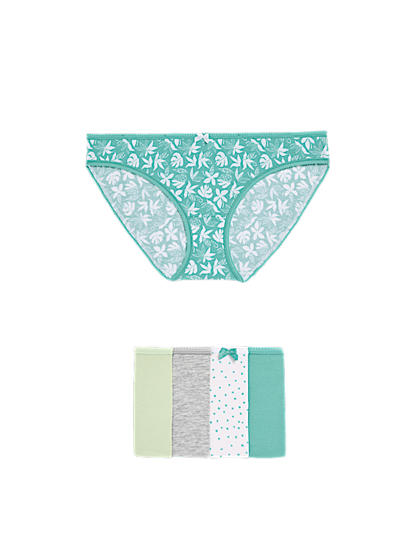 5pk Cotton Lycra™ Bikini Knickers