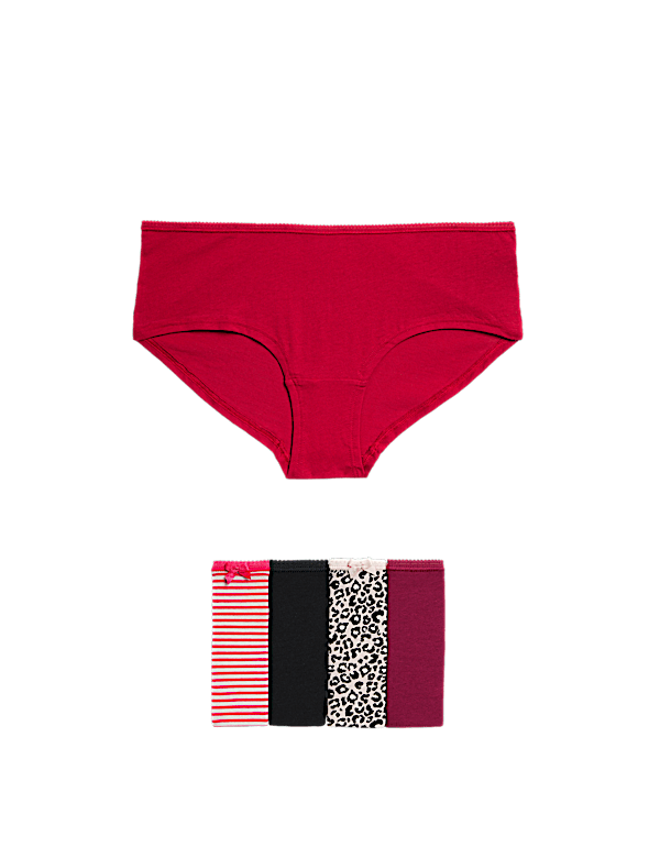 Pack 5 Cotton Mix Knickers