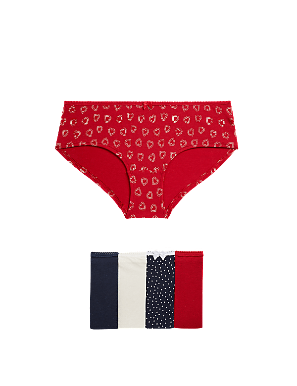 Pack 5 Cotton Mix Knickers