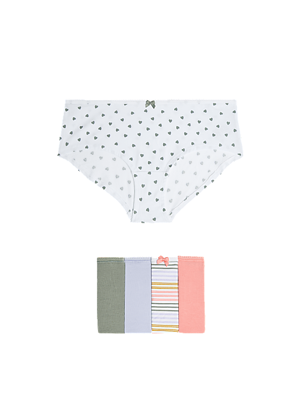 Pack 5 Cotton Mix Knickers