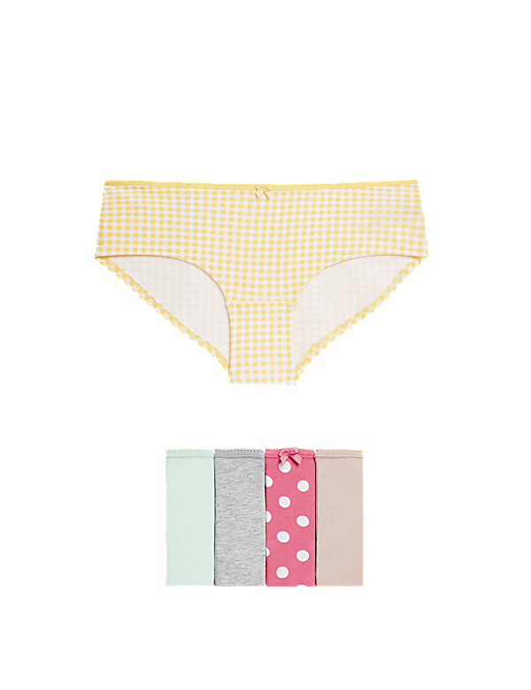 Pack 5 Cotton Mix Knickers
