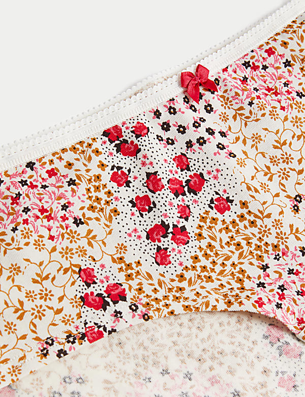 Pack 5 Cotton Mix Knickers