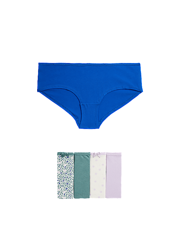 Pack 5 Cotton Mix Knickers