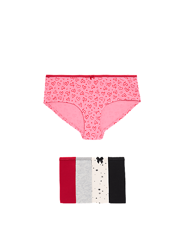Pack 5 Cotton Mix Knickers
