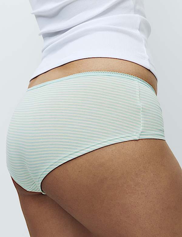 Pack 5 Cotton Mix Knickers