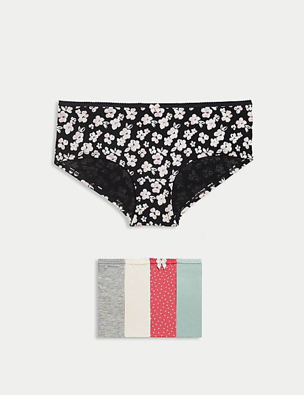 Pack 5 Cotton Mix Knickers