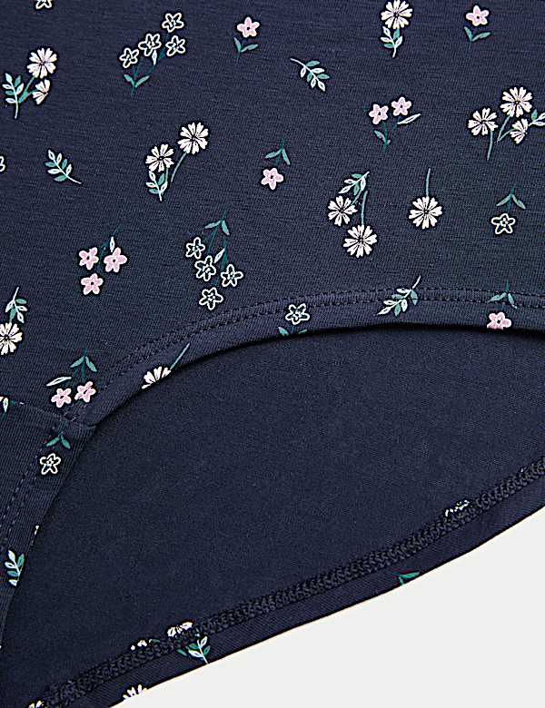 Pack 5 Cotton Mix Knickers