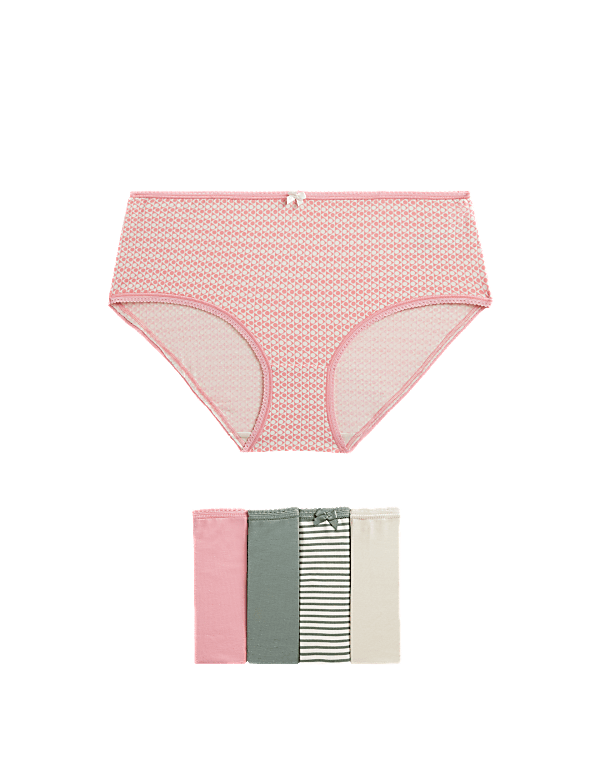 5pk Cotton Lycra™ High Rise Shorts