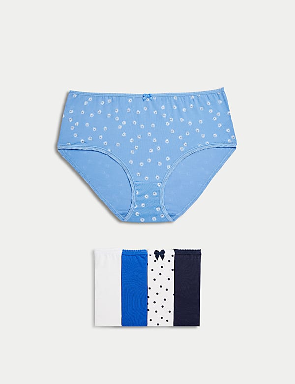 5pk Cotton Lycra&trade; High Rise Shorts