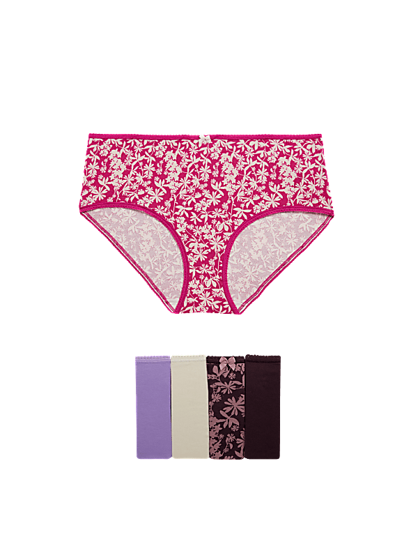 5pk Cotton Lycra™ High Rise Shorts