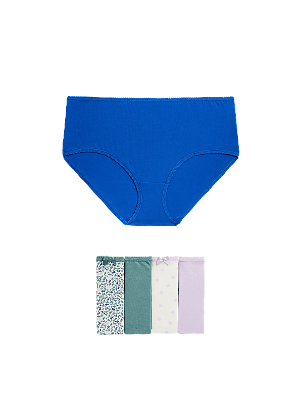 5pk Cotton Lycra™ High Rise Shorts