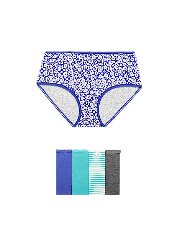 5pk Cotton Lycra™ High Rise Shorts