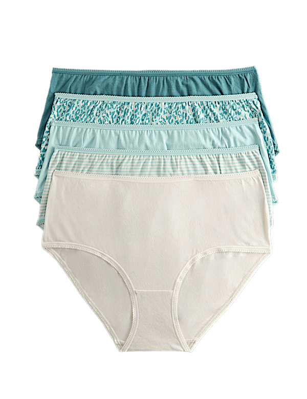 5pk Cotton Lycra™ High Rise Shorts