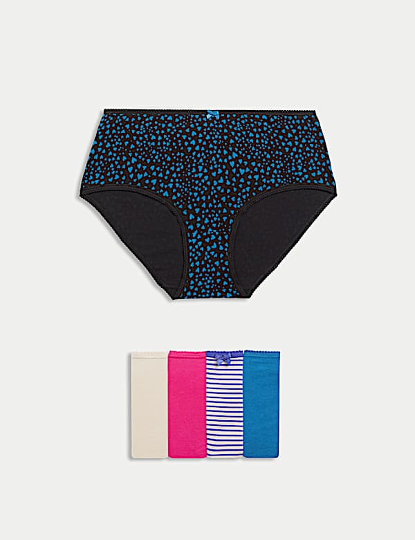 5pk Cotton Lycra™ High Rise Shorts