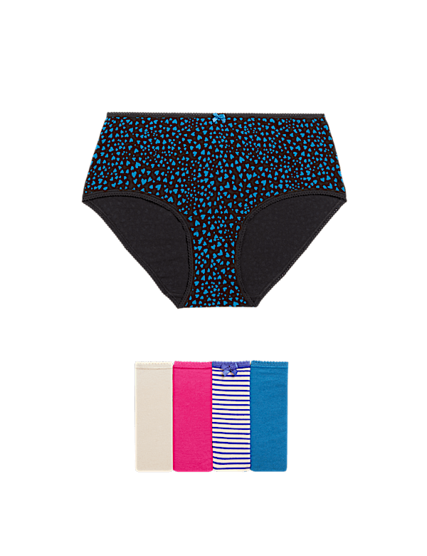 5pk Cotton Lycra™ High Rise Shorts