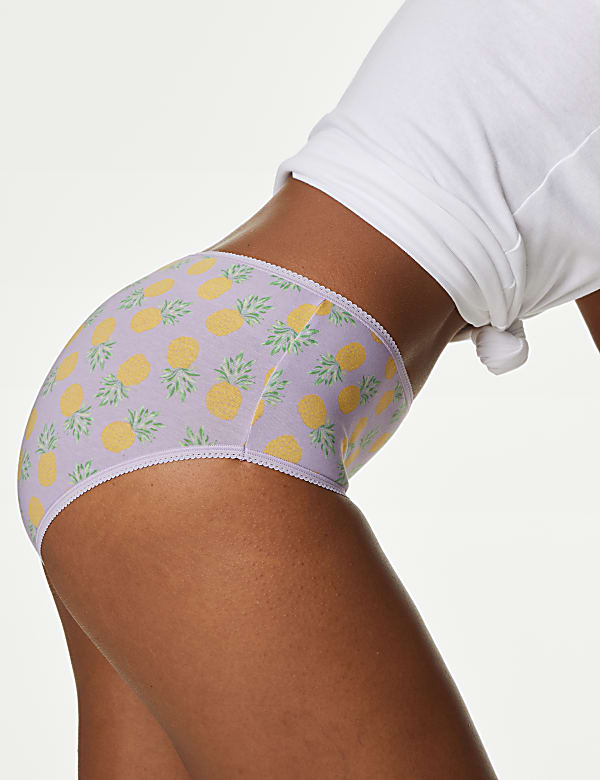 5pk Cotton Lycra&trade; High Rise Shorts