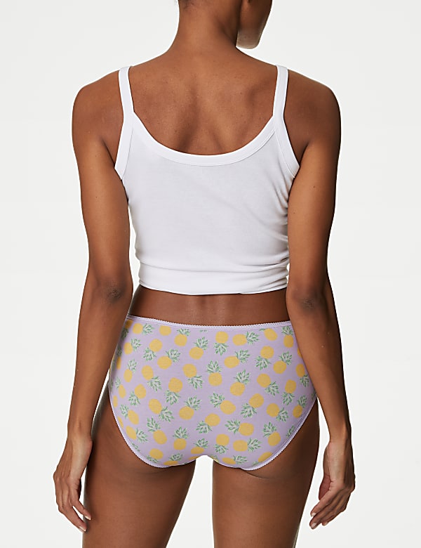 5pk Cotton Lycra&trade; High Rise Shorts