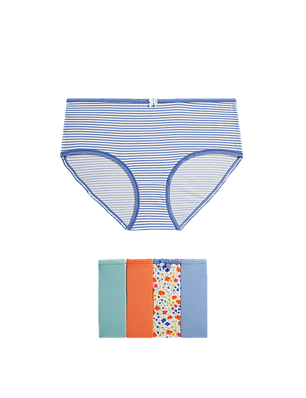 5pk Cotton Lycra™ High Rise Shorts
